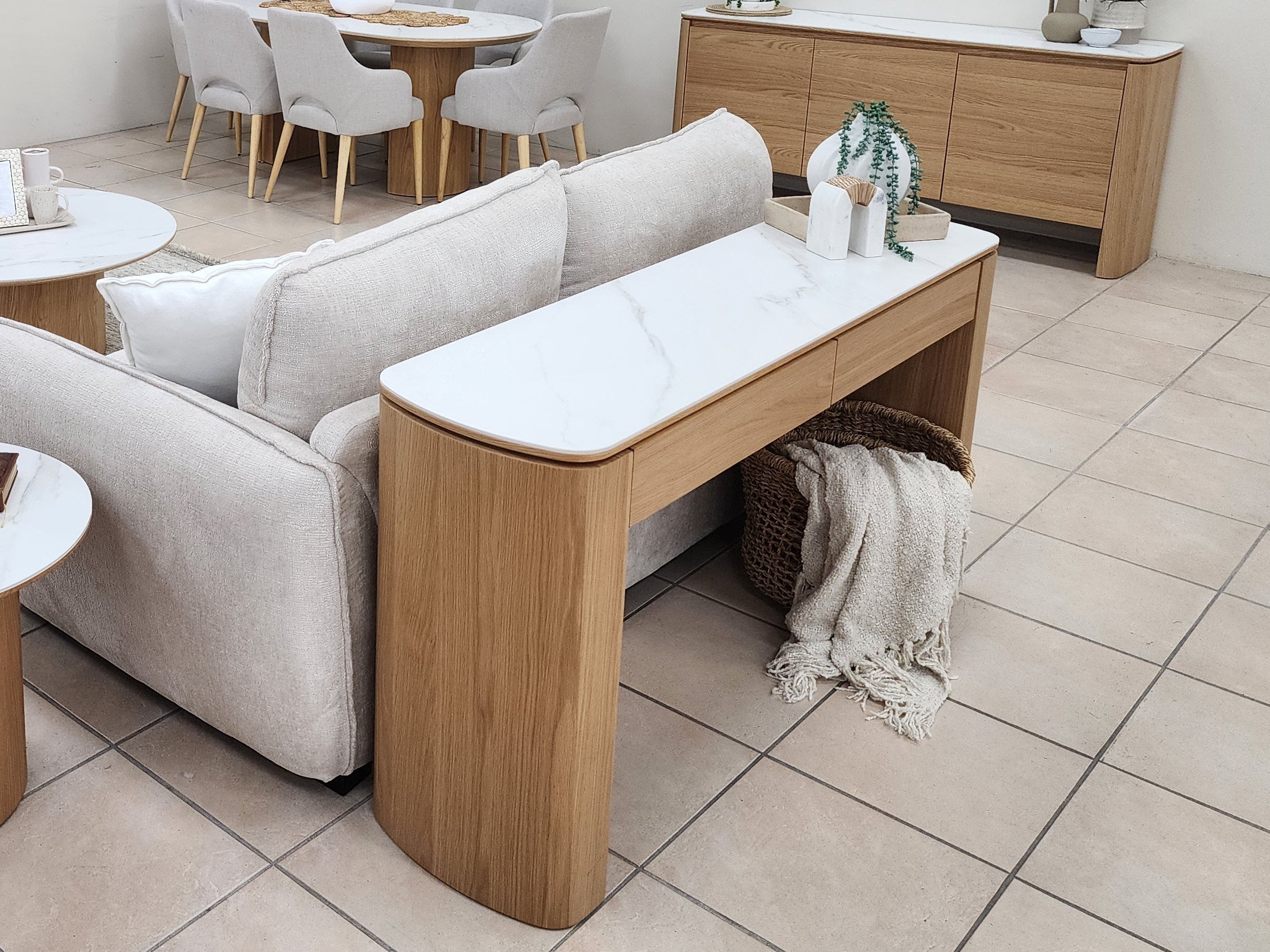 Stanford Console Table With Ceramic Top