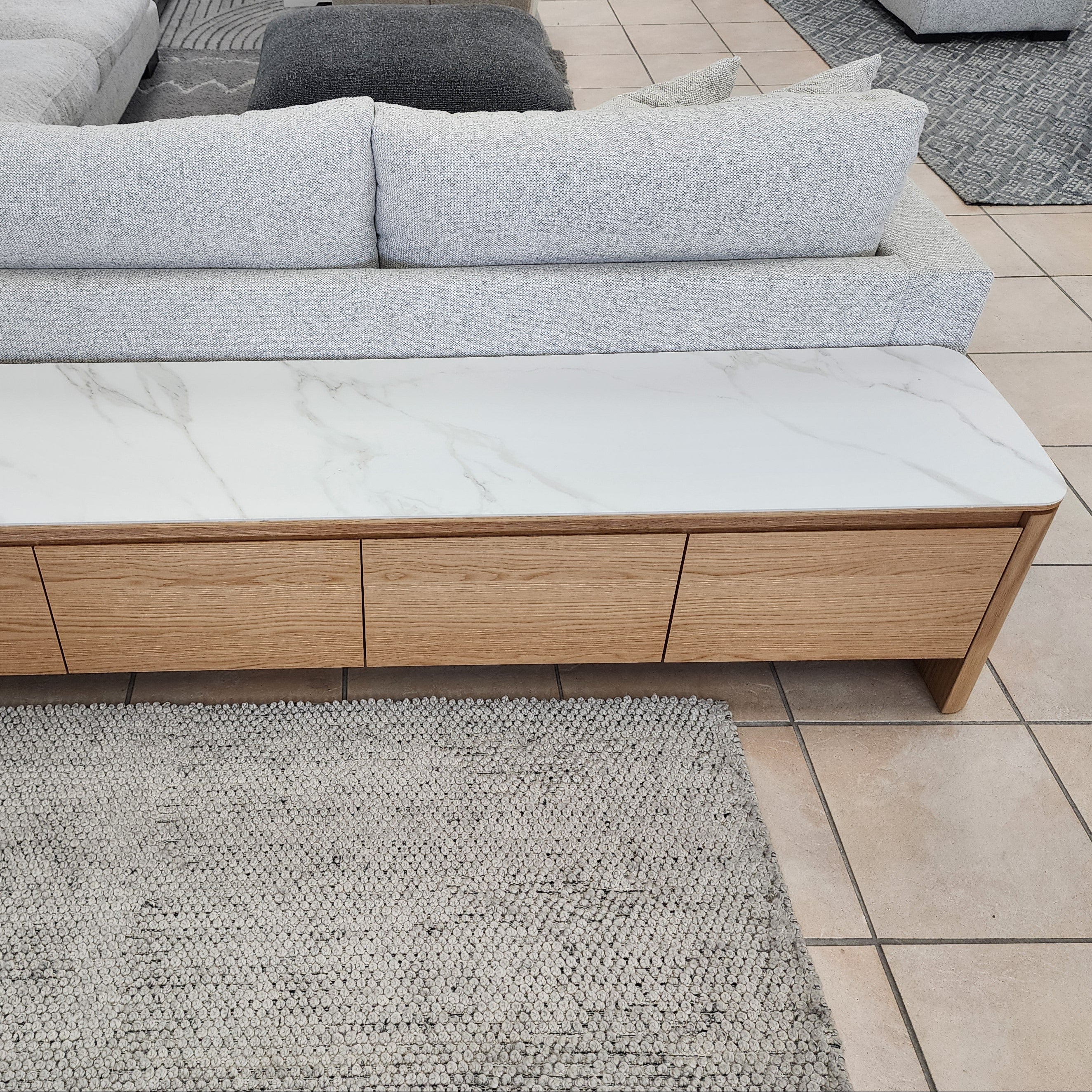 Stanford 220cm TV Unit With Ceramic Top