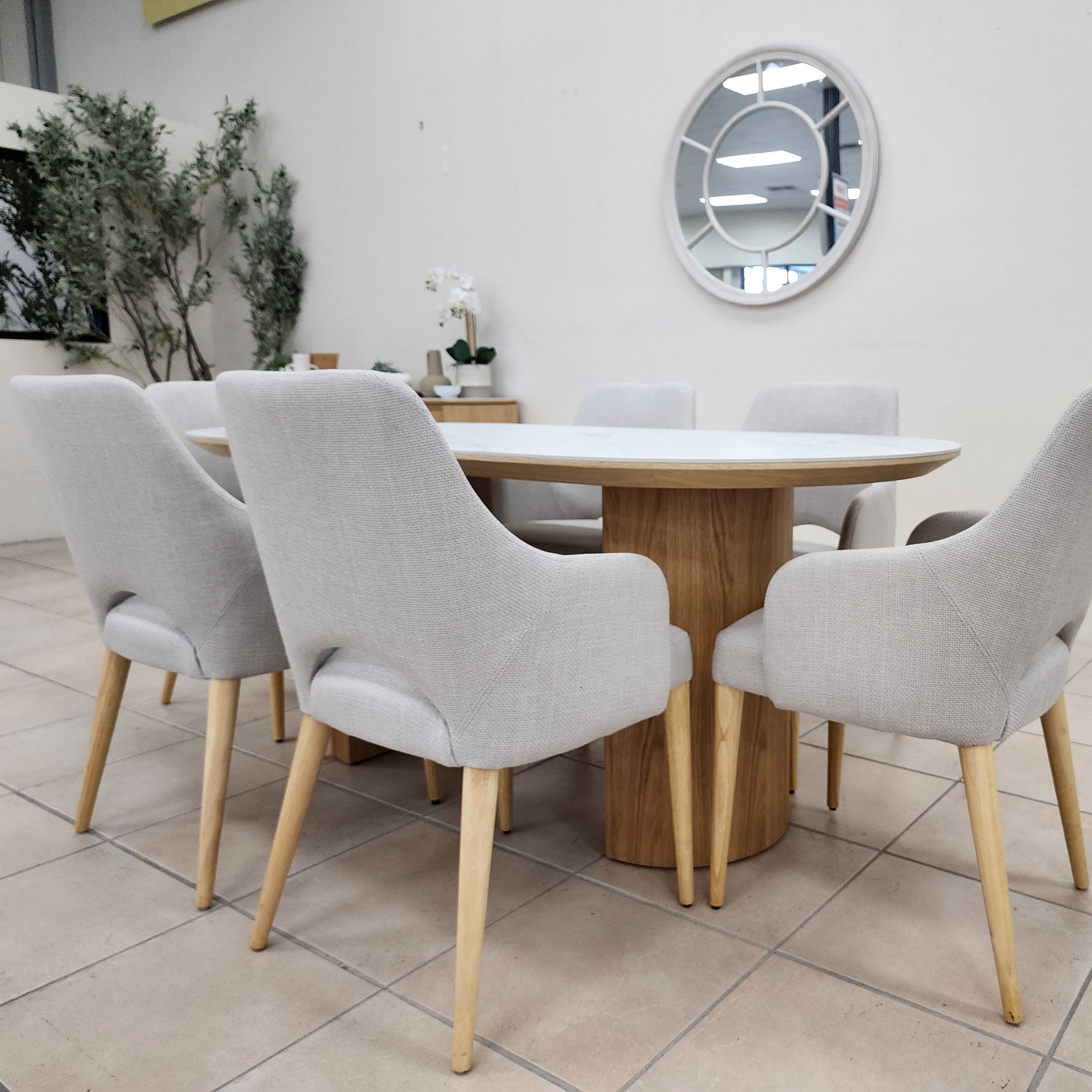 Stanford 7 Piece 210cm Table Dining Package