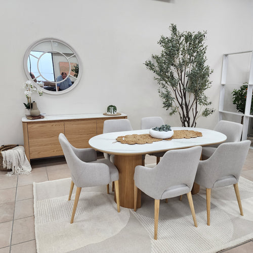 Stanford 7 Piece 180cm Table Dining Package