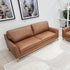 Carson 3 Seater Sofa In Tan Leather