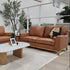 Carson 2 Seater In Tan Leather