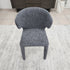 Lorenzo Dining Chair In Milan Charcoal