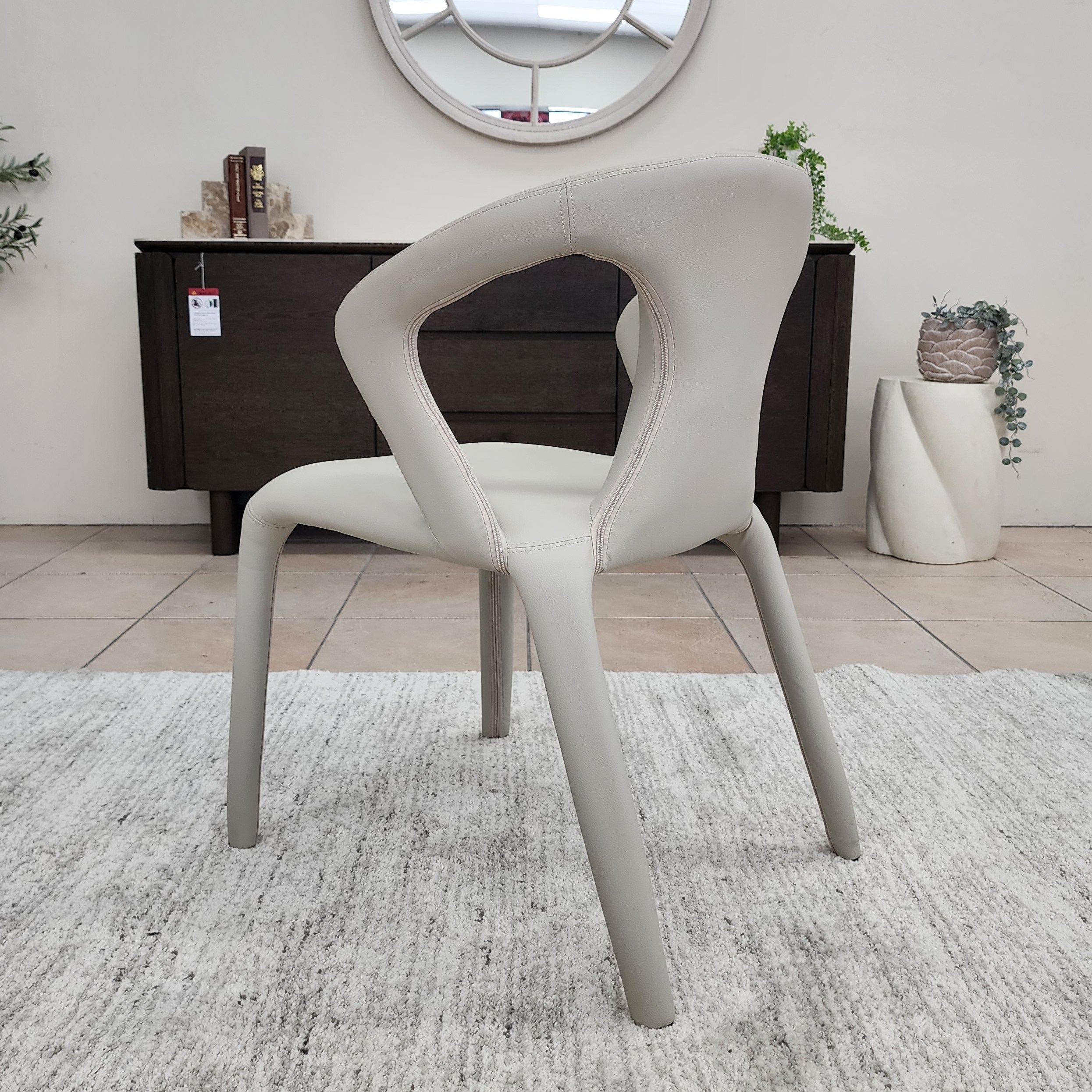 Matteo Dining Chair In Grey