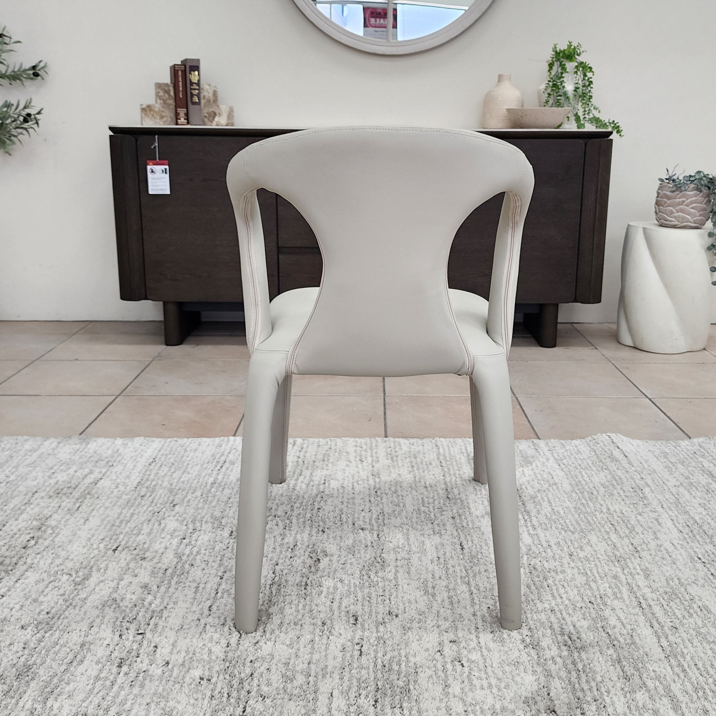 Matteo Dining Chair In Grey