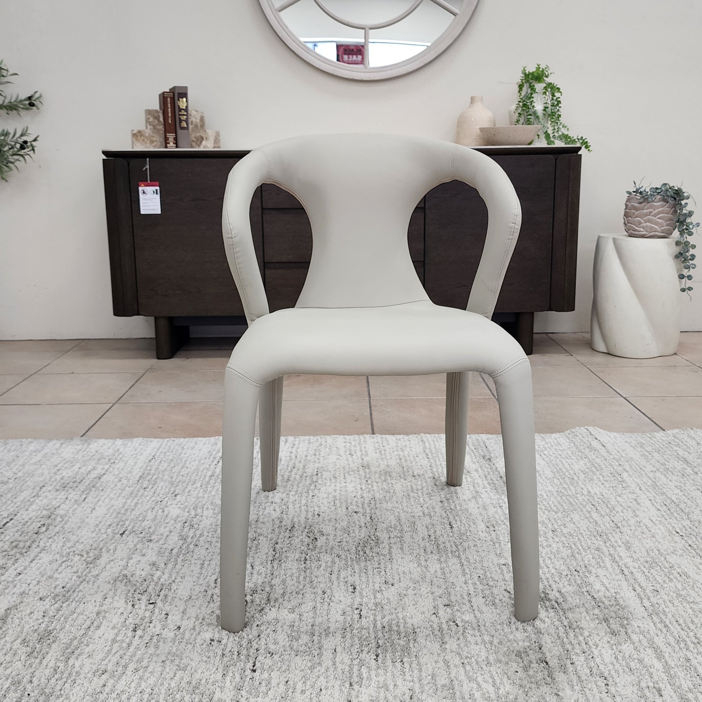 Matteo Dining Chair In Grey