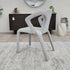 Matteo Upholstered Dining Chair In Salt & Pepper
