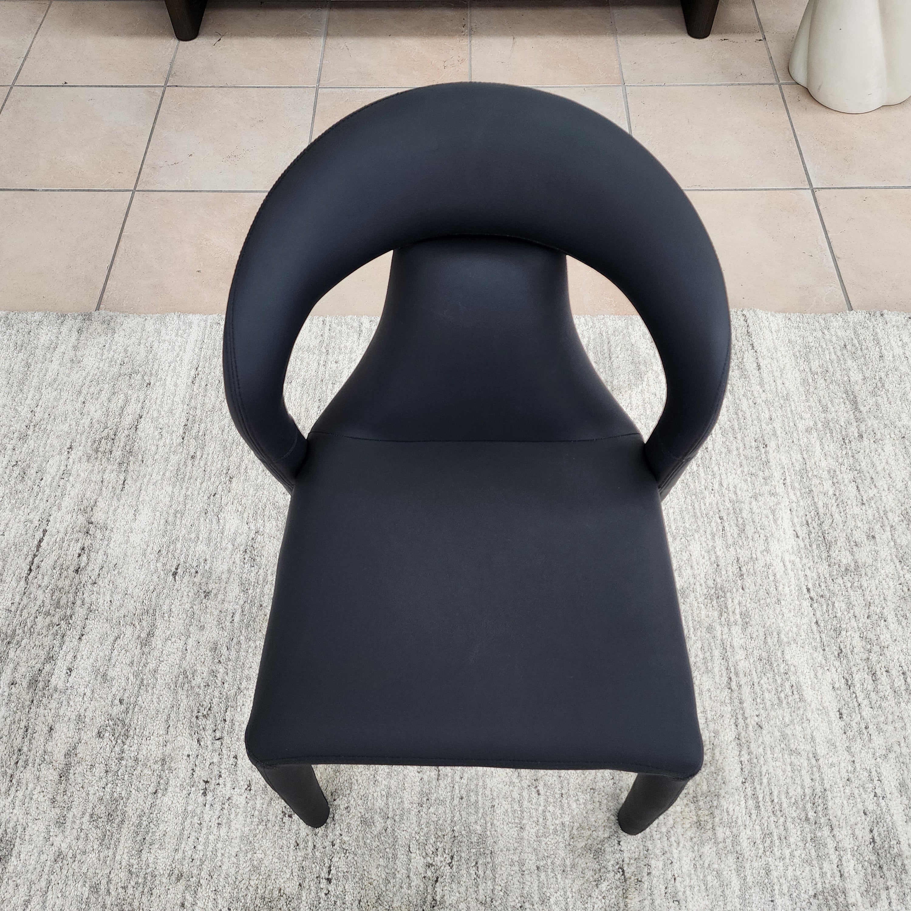 Elena Fully Upholster Chair In Black