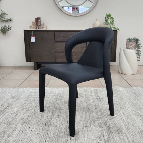 Elena Fully Upholster Chair In Black