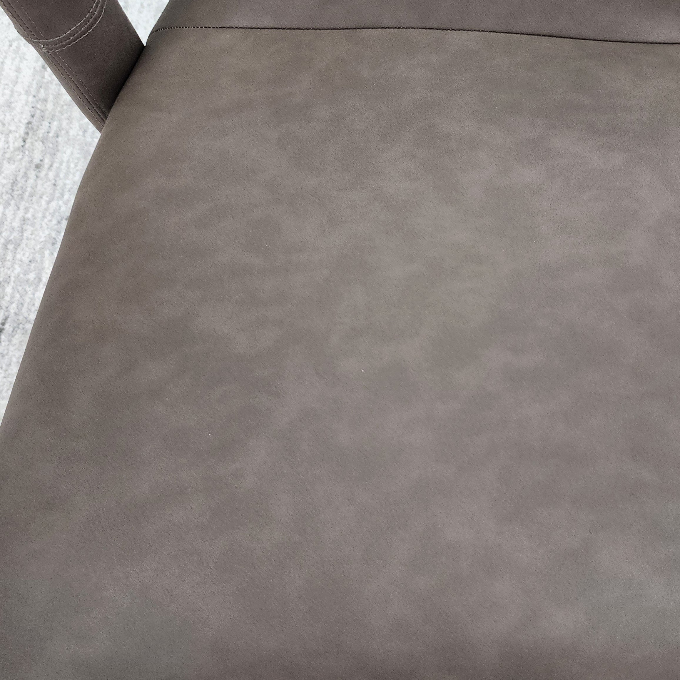 Elena Fully Upholstered Chair In Chocolate