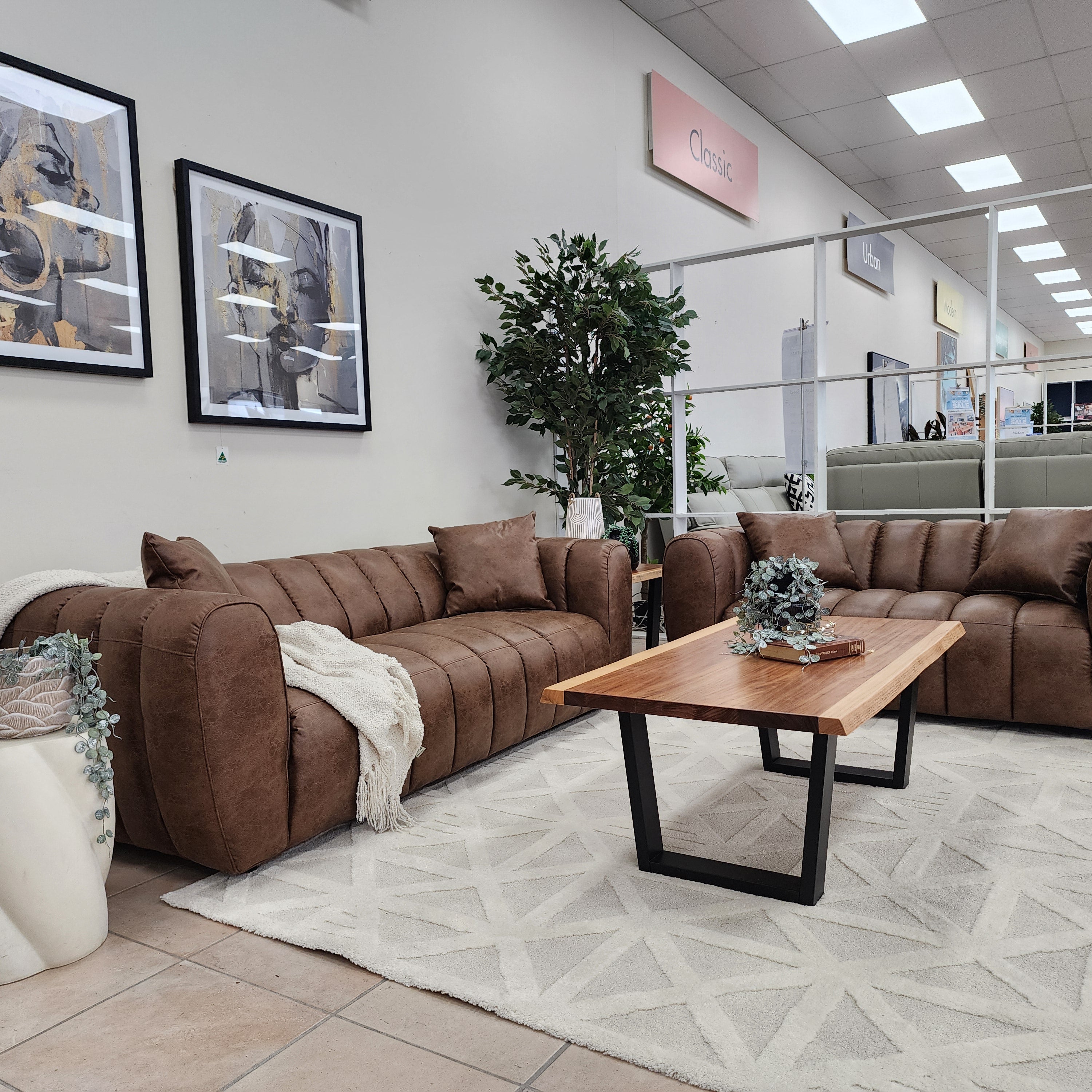 Harvey 3+2 Seater Package In Tan