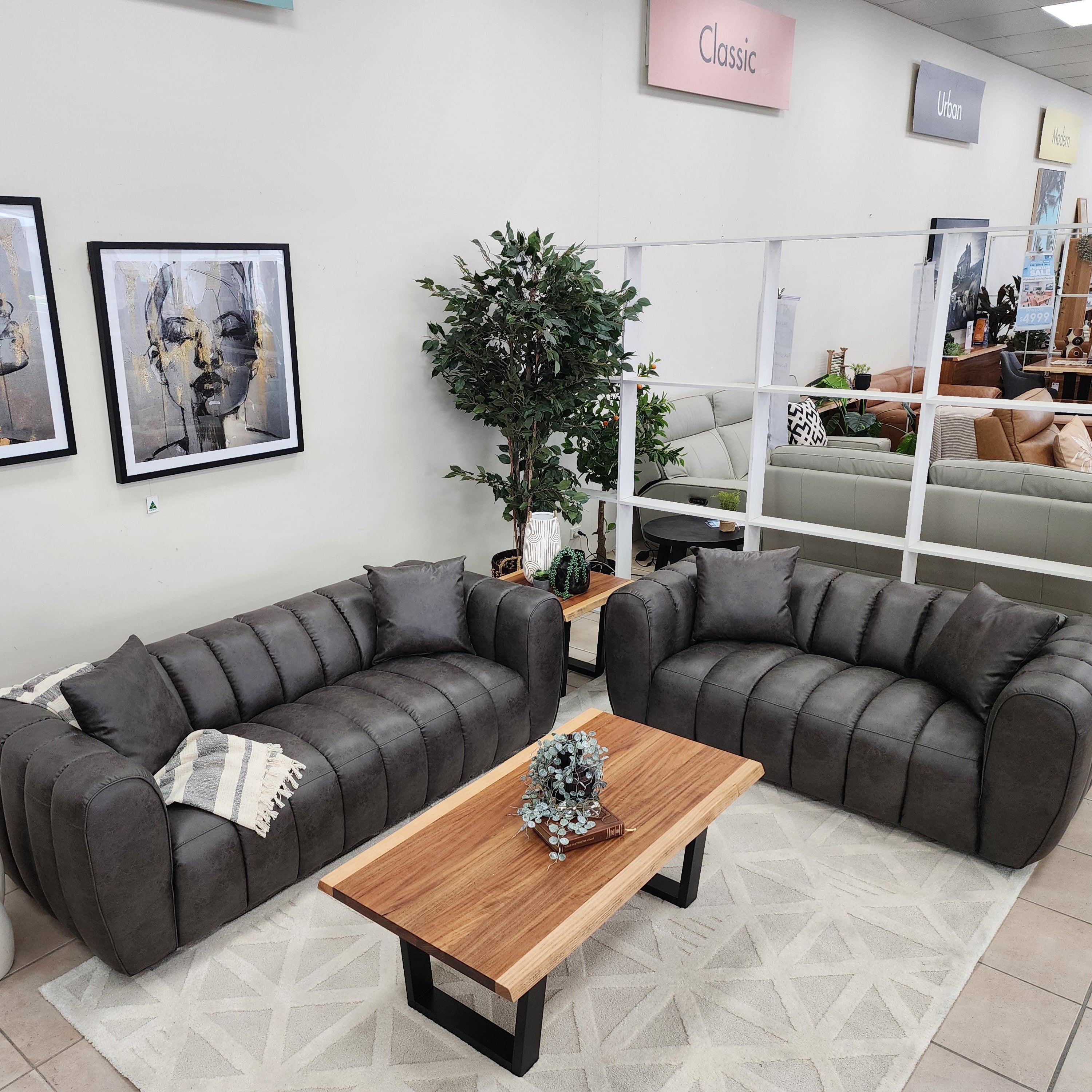 Harvey 3+2 Seater Package In Grey