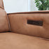Xander 2 Seater With Electrics In 100% Premium Tan Leather