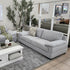 Antonio 2 Seater Sofa In Light Grey