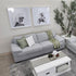 Antonio 3 Seater Sofa In Light Grey