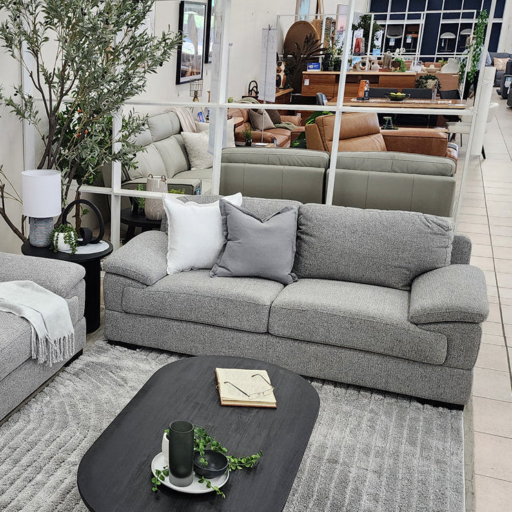 Antonio 2 Seater Sofa In Nickel Grey