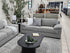 Antonio 2 Seater Sofa In Nickel Grey
