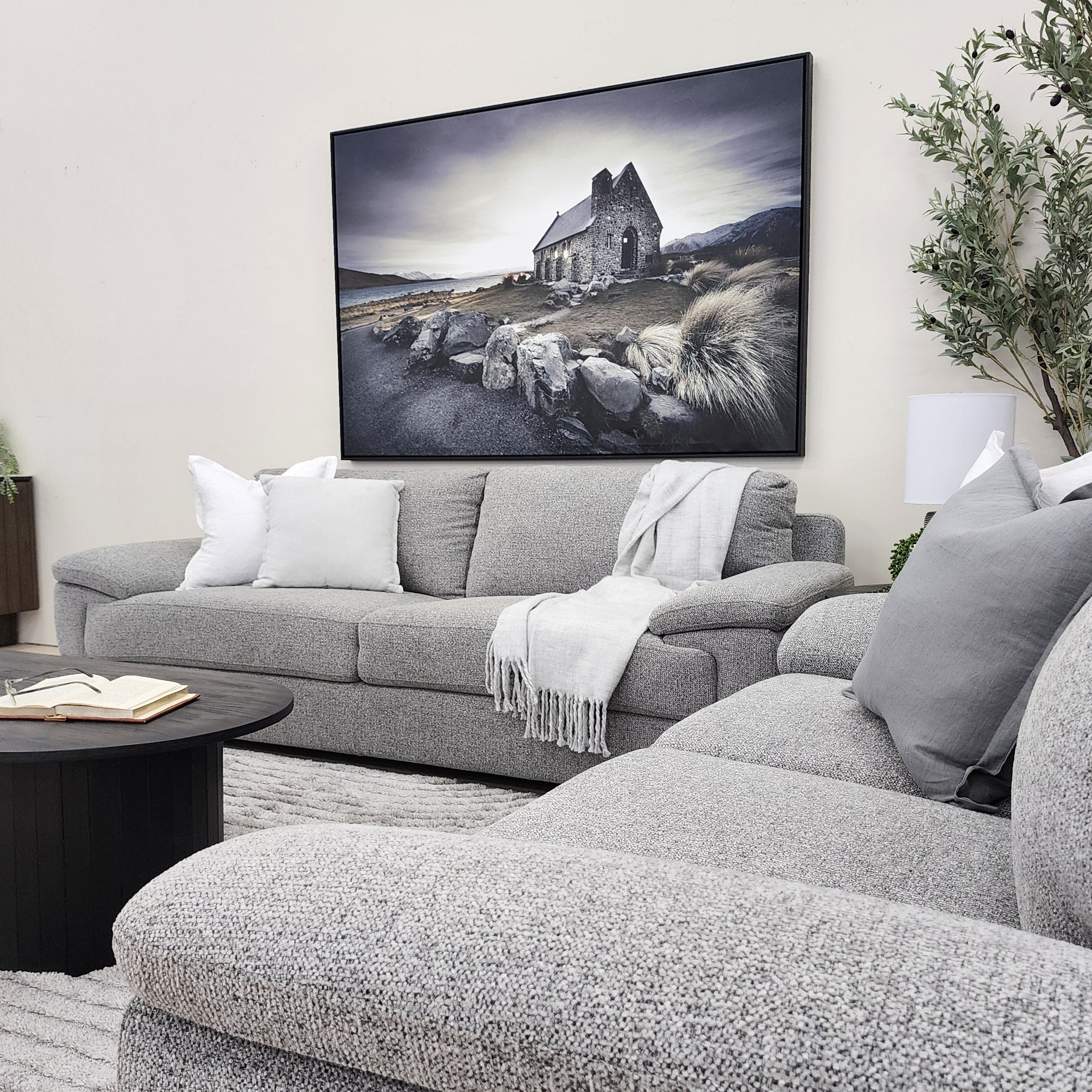 Antonio 3 Seater Sofa In Nickel Grey