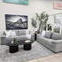 Antonio 3+2 Sofa Package In Nickel Grey