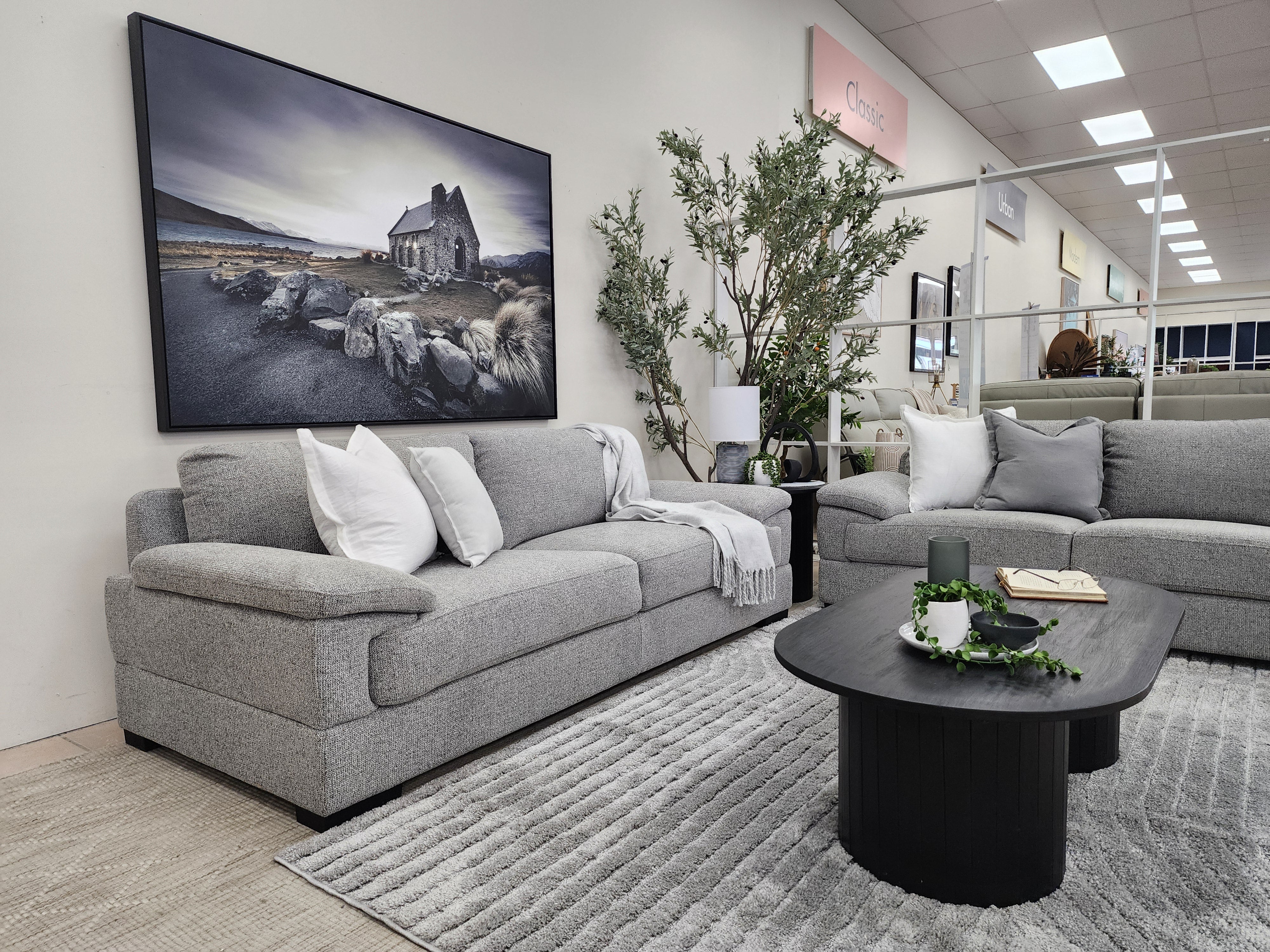 Antonio 3+2 Sofa Package In Nickel Grey