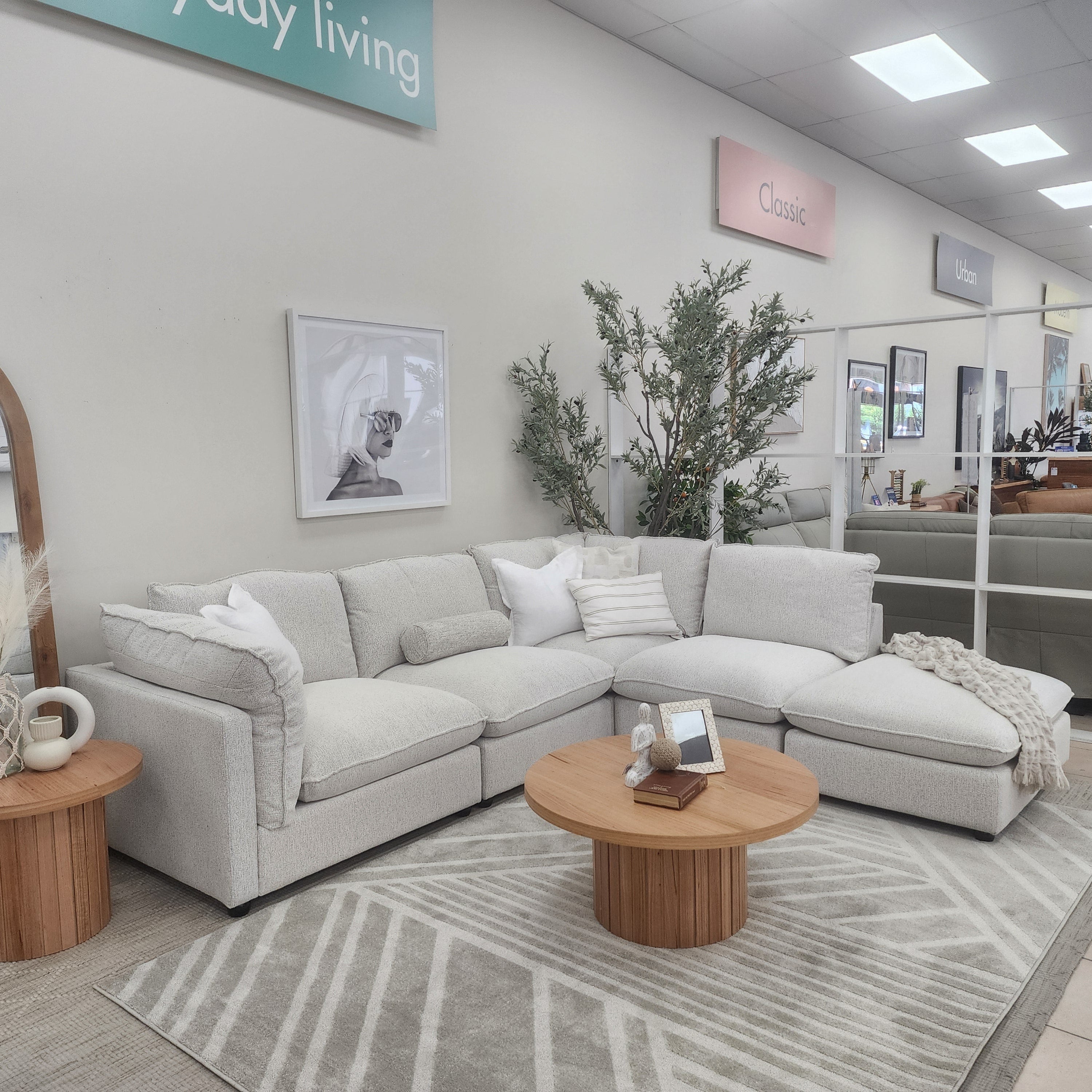 Jupiter Right Hand Chaise In Natural