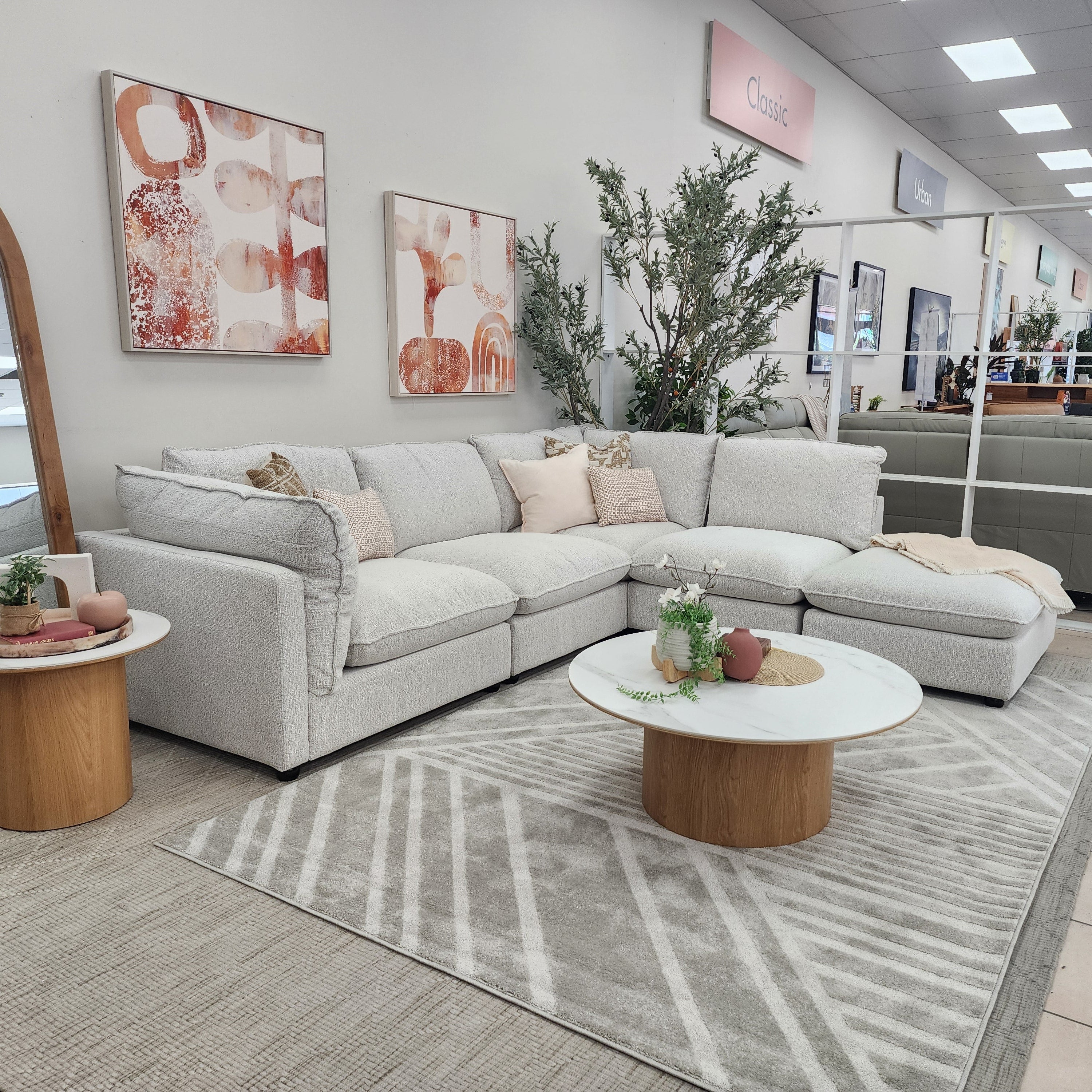 Jupiter Right Hand Chaise In Natural