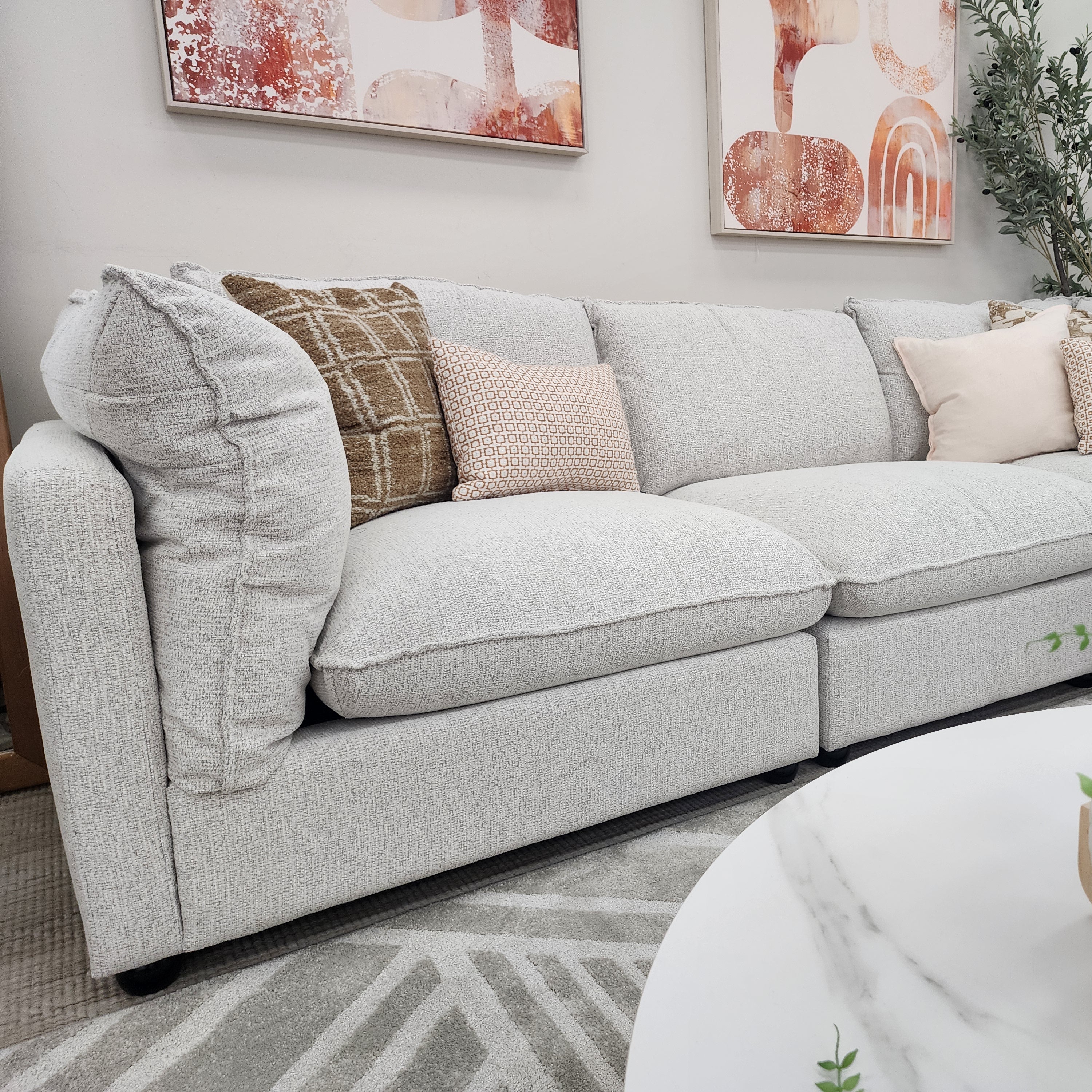 Jupiter Right Hand Chaise In Natural