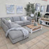 Jupiter Left Hand Chaise In Grey