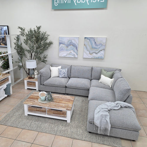 Jupiter Right Hand Chaise In Grey