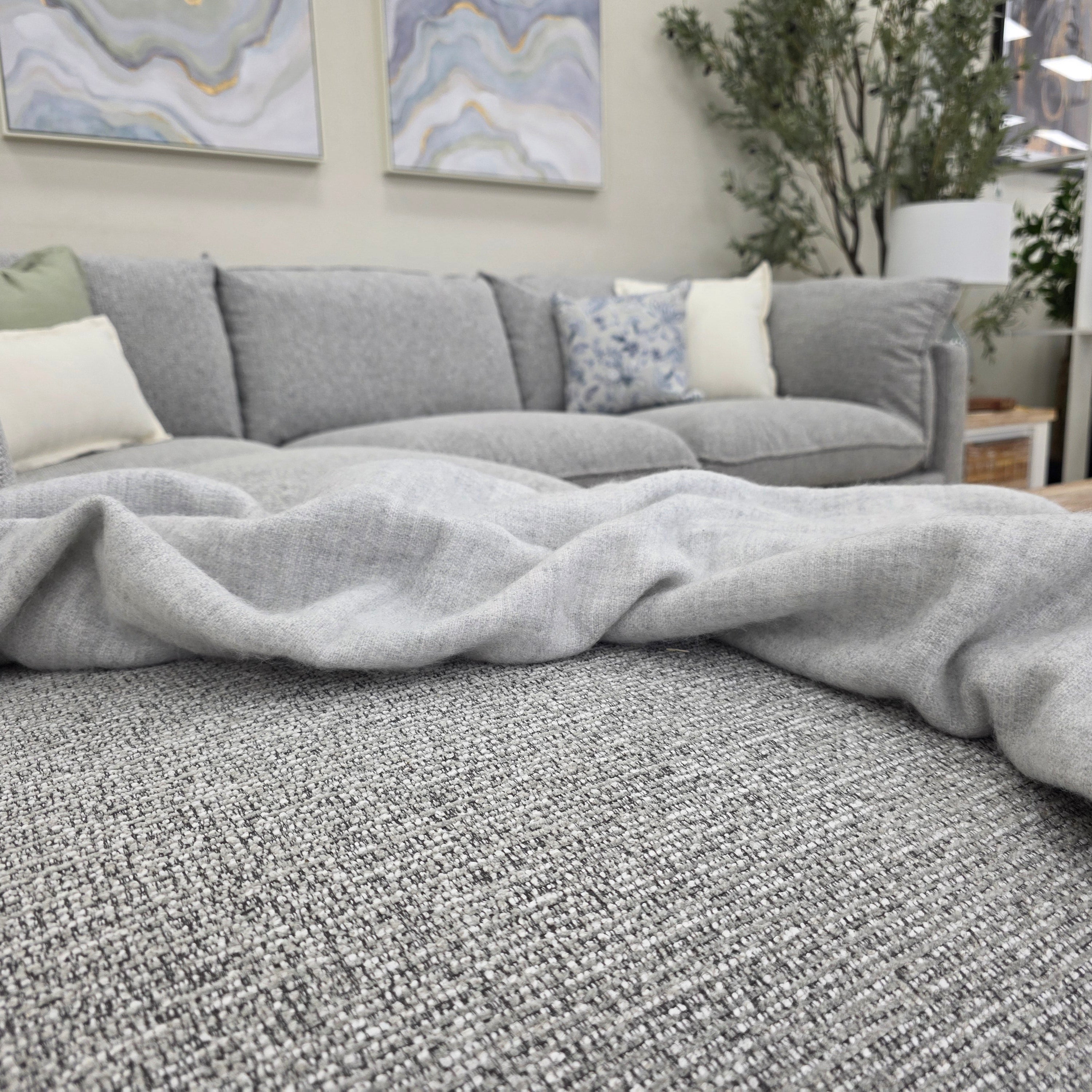 Jupiter Left Hand Chaise In Grey
