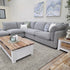 Jupiter Left Hand Chaise In Grey