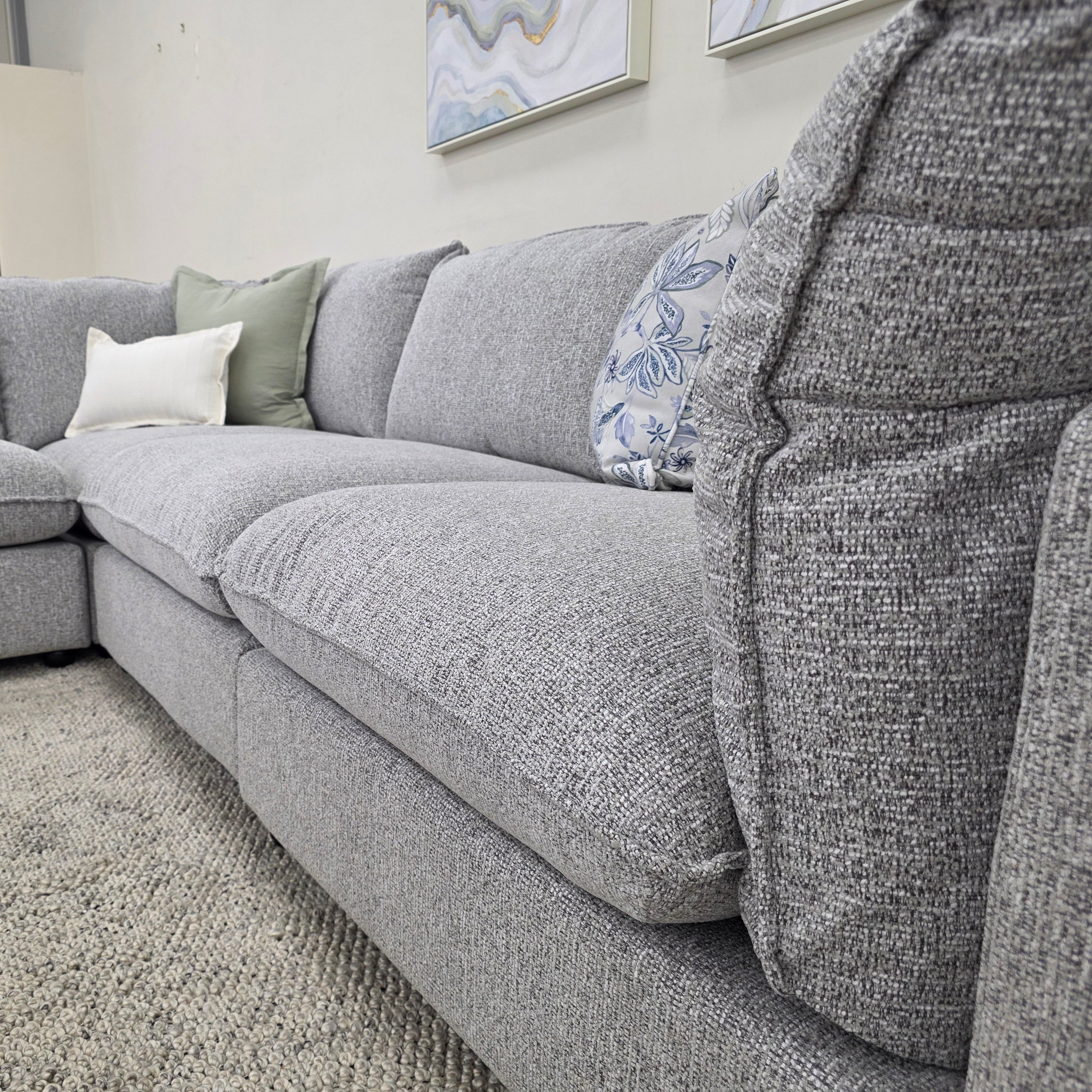 Jupiter Left Hand Chaise In Grey