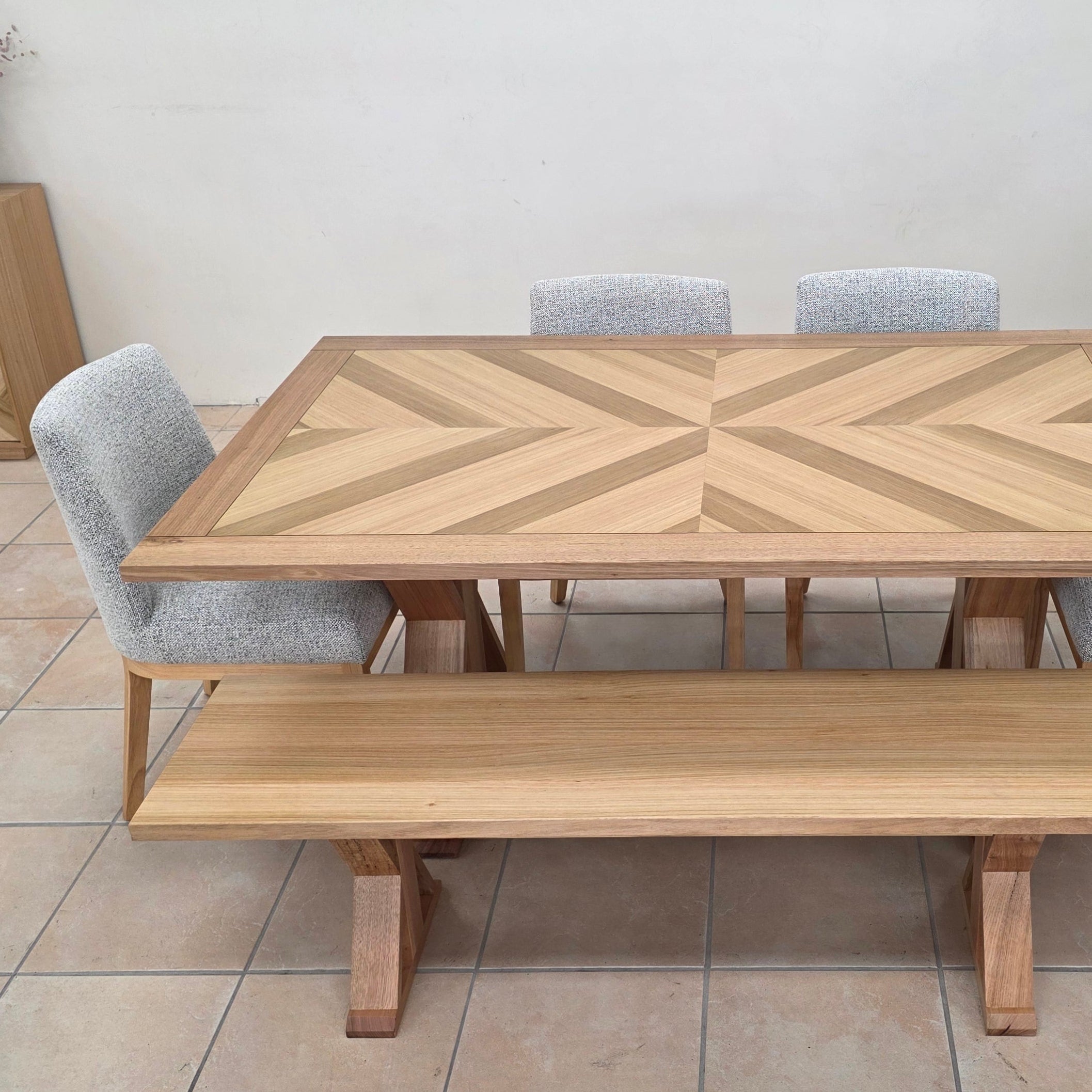 Southport 6 Piece 1.8m Dining Package with Bench