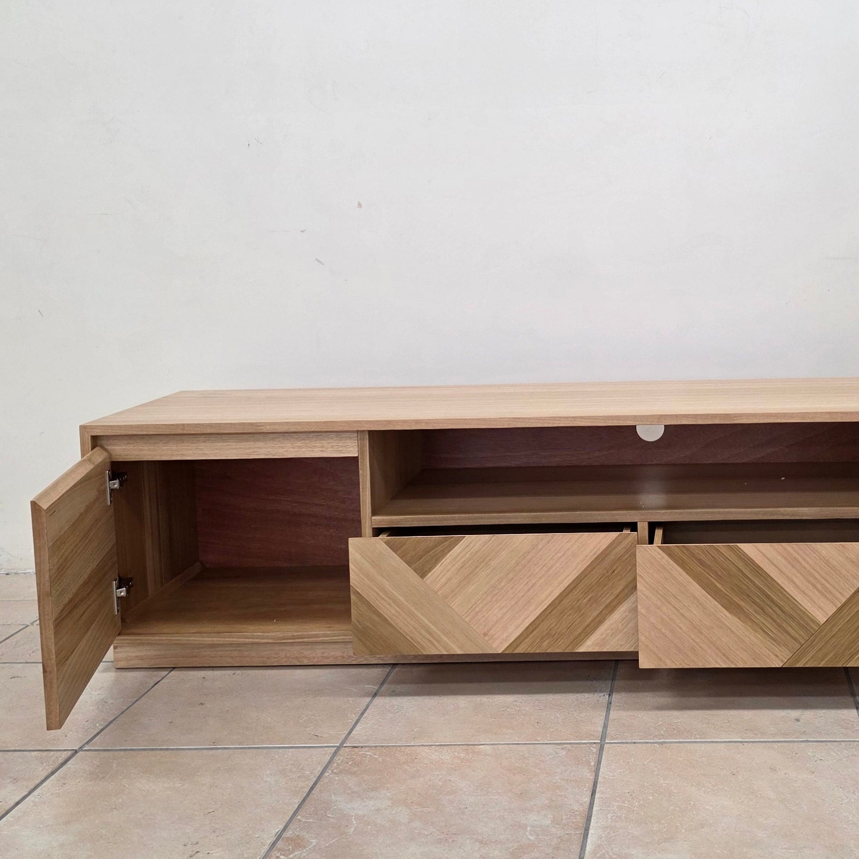 Southport 198cm TV Unit In Tasmanian Oak