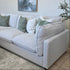 Savannah Cloud Soft Oversized 4 Seater With Ottoman In Grey