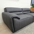 Phillipe 3 Seater In Matt Black Leather