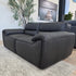Phillipe 2 Seater In Black Leather