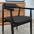 Kayden Dining Chair With Black Frame & Upholstery