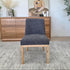 Ginko Dining Chair With Natural Leg In Milan Charcoal