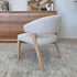 Layton Dining Chair With Natural Leg & Upholstery