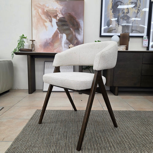 Adwan Dining Chair With Chestnut Frame In Natural