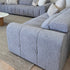 Calabria 2 Seater Dual Electric Recliners In Mid Grey