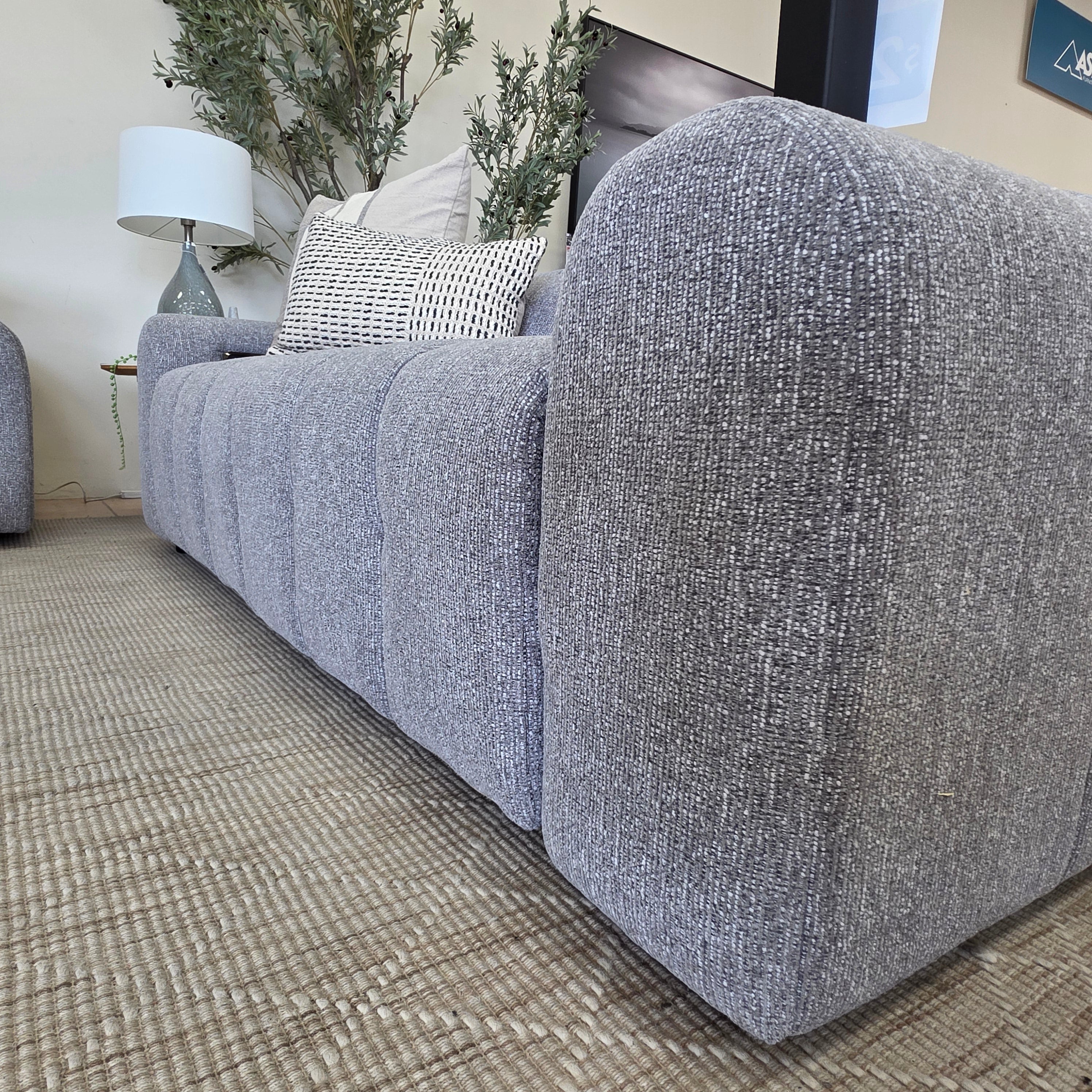 Calabria 3+2 Seater Dual Electric Package In Mid Grey