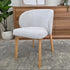 Settler Dining Chair In Natural Fabric & Natural Leg