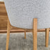 Settler Dining Chair In Natural Fabric & Natural Leg