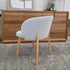 Settler Dining Chair In Natural Fabric & Natural Leg