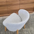 Settler Dining Chair In Natural Fabric & Natural Leg
