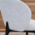 Settler Dining Chair In Natural Fabric & Black Leg