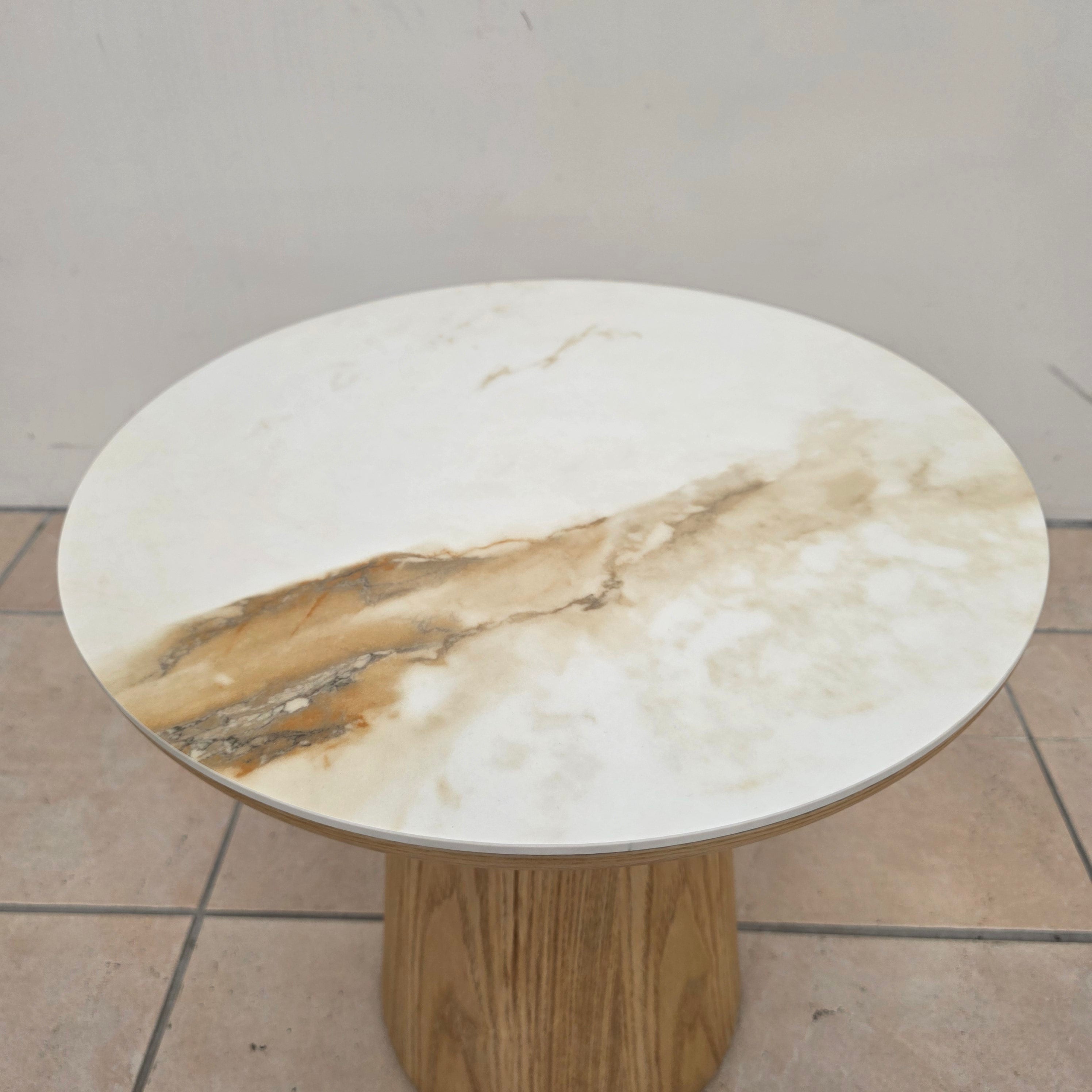 Olympus Lamp Table With Ceramic Top