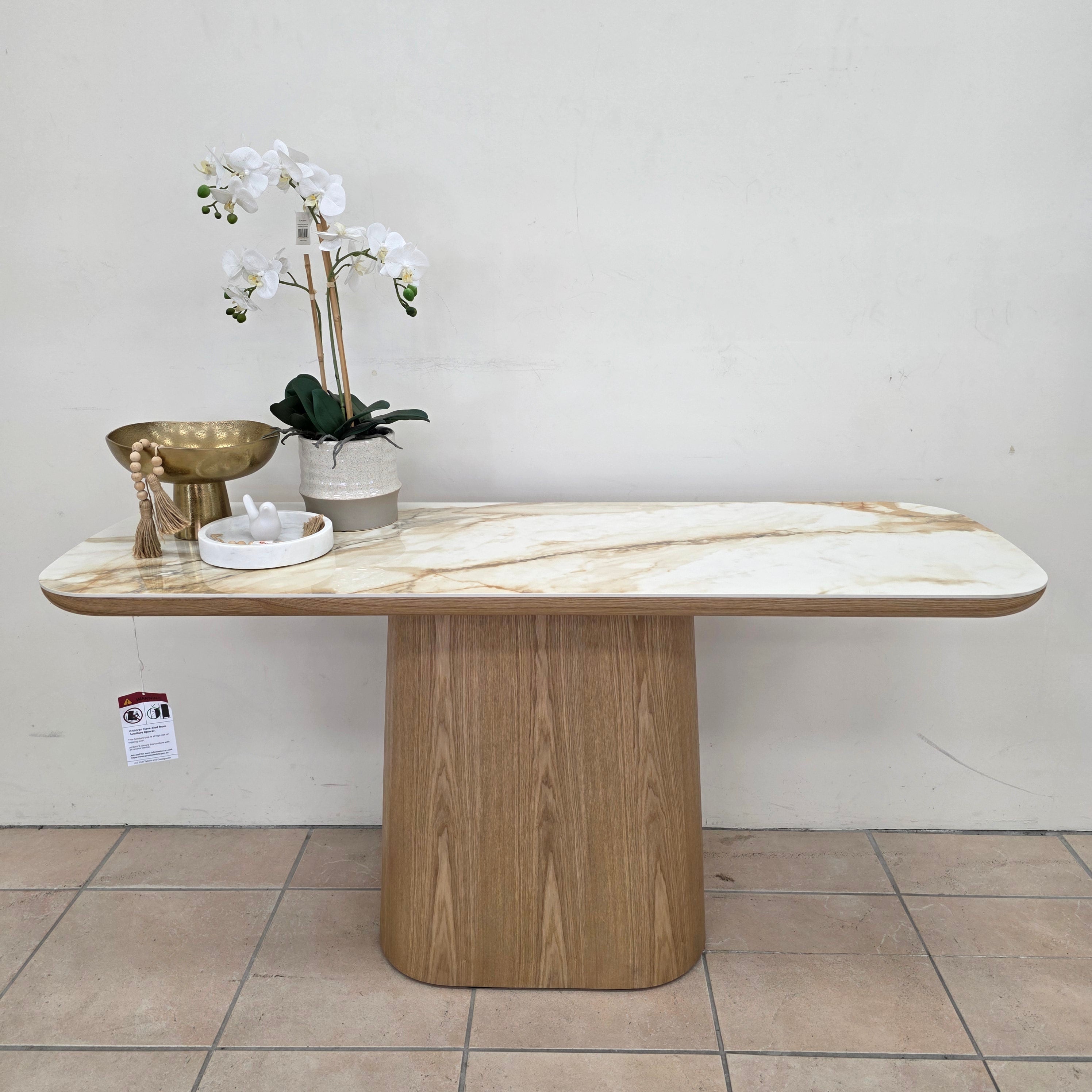 Olympus Hall Table With Ceramic Top